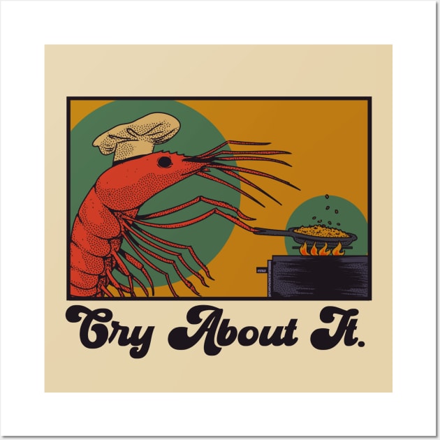 You're Telling Me a Shrimp Fried this Rice? Wall Art by HushPuppy Art